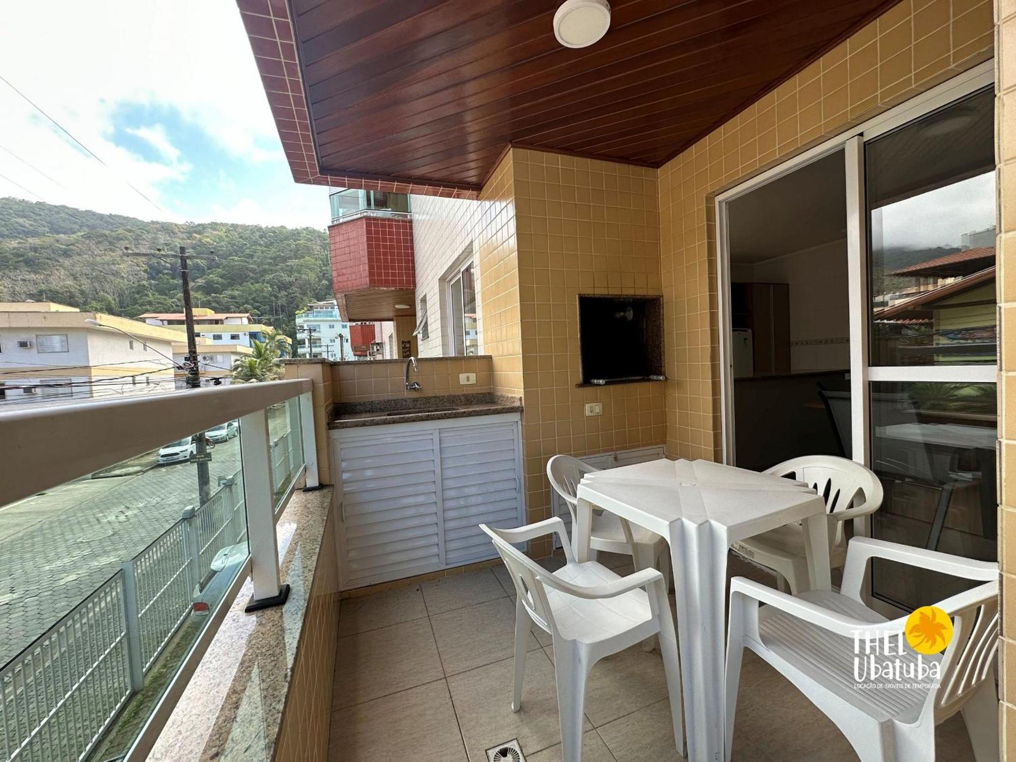 Thel Ubatuba - Apto 116/D, Costa Atlantica - Pe Na Areia ภายนอก รูปภาพ